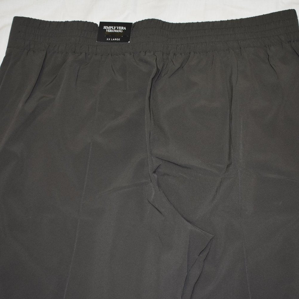 Simply Vera Wang Everyday Movement Relaxed Pull-On Pants-New with Tags