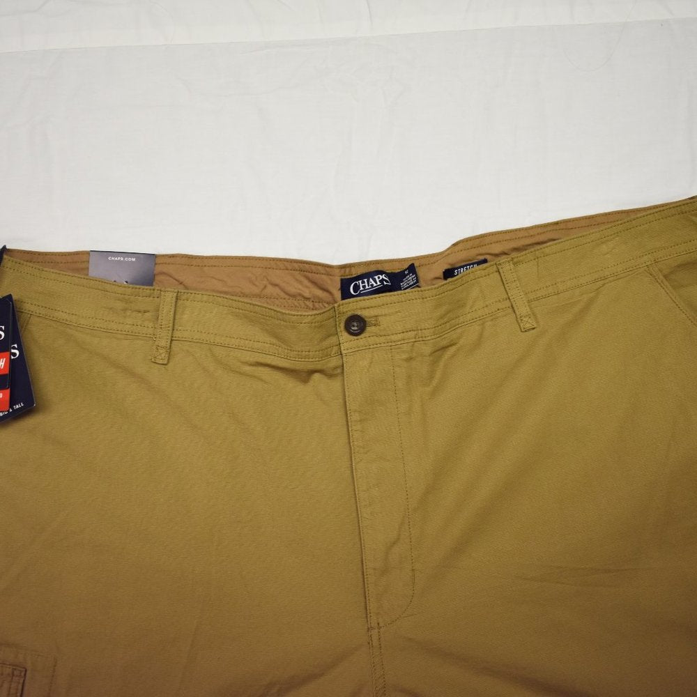 Chaps Stretch Cargo Shorts 10.5" Inseam Big & Tall