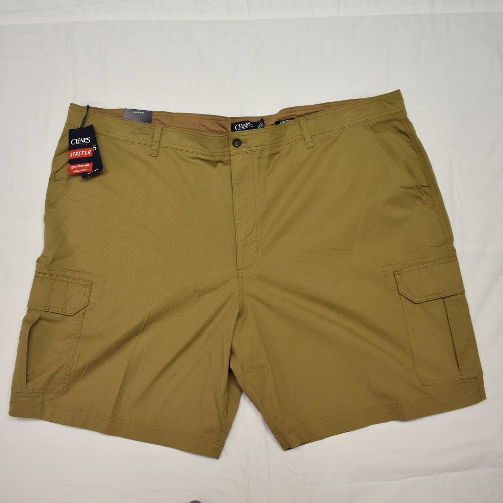 Chaps Stretch Cargo Shorts 10.5" Inseam Big & Tall