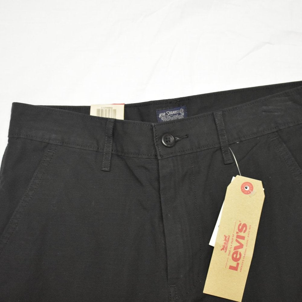 Levi's Carrier Cargo Shorts 29 Loose Fit Black NWT