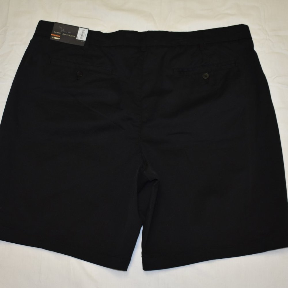 Marc Anthony Luxury Slim Fit Black Shorts Size 42 New with Tags