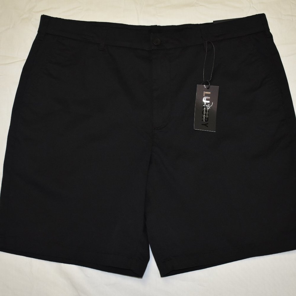 Marc Anthony Luxury Slim Fit Black Shorts Size 42 New with Tags