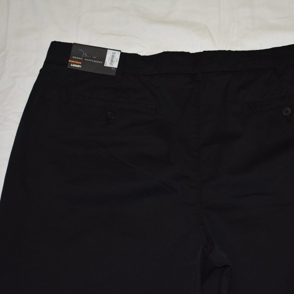 Marc Anthony Luxury Slim Fit Black Shorts Size 42 New with Tags