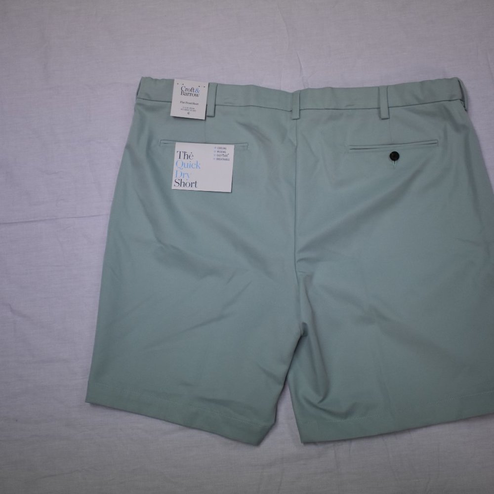 Men's Croft & Barrow Quick Dry Flat Front Short-Water-New with Tags