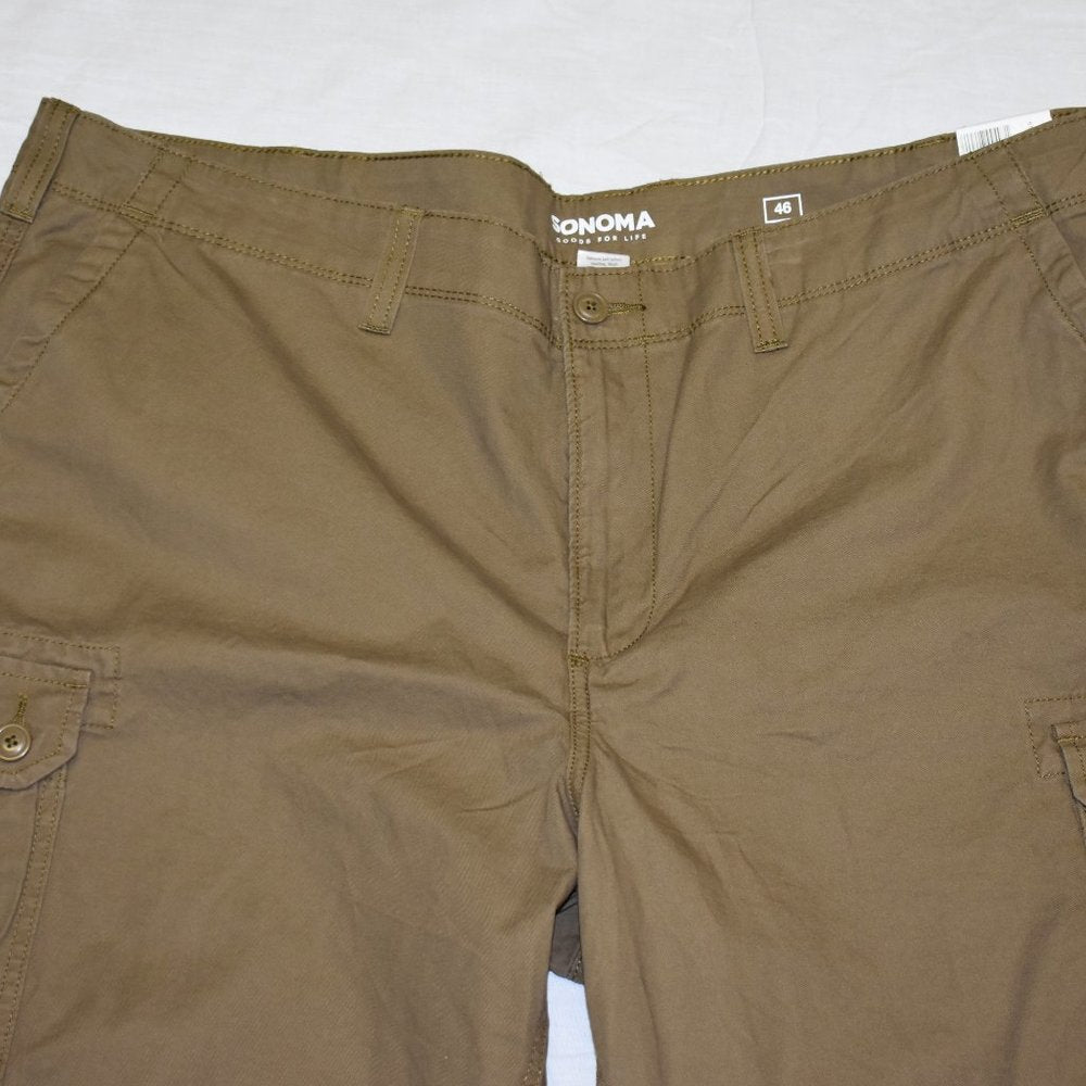 Big & Tall SONOMA Belted Classic Cargo Shorts