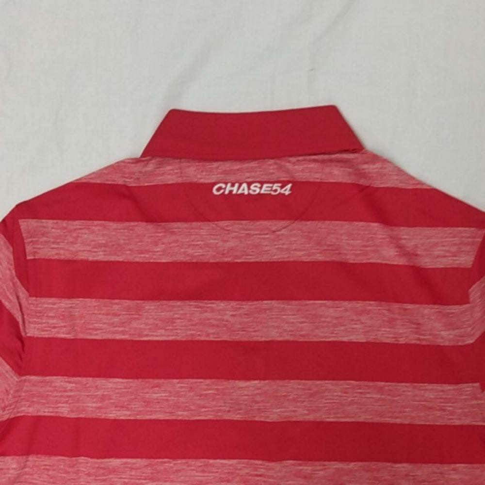 Chase 54 Mens Small Red Stripe Polo New with Tags