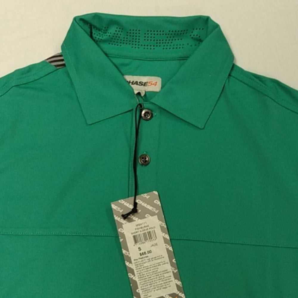 Chase 54 Mens Small Green Jade Polo New with Tags