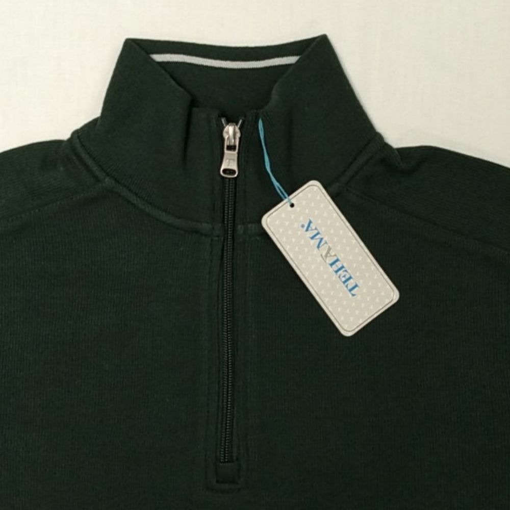 Tehama Drake 1/4 Zip Knit Golf Jacket Green- New with tags