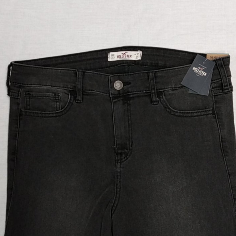 Hollister High Rise Flare Jeans-Vintage Black-New with Tags