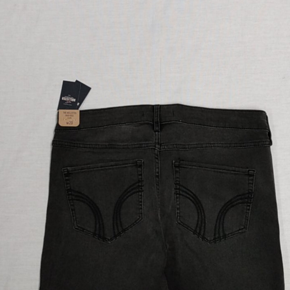 Hollister High Rise Flare Jeans-Vintage Black-New with Tags