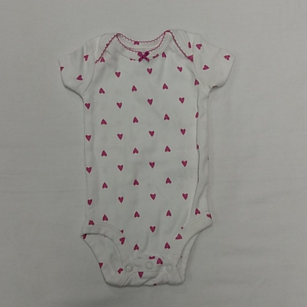 Carter's 5 pack Girls bodysuits-Pink/Grey/White-Love-New without tags