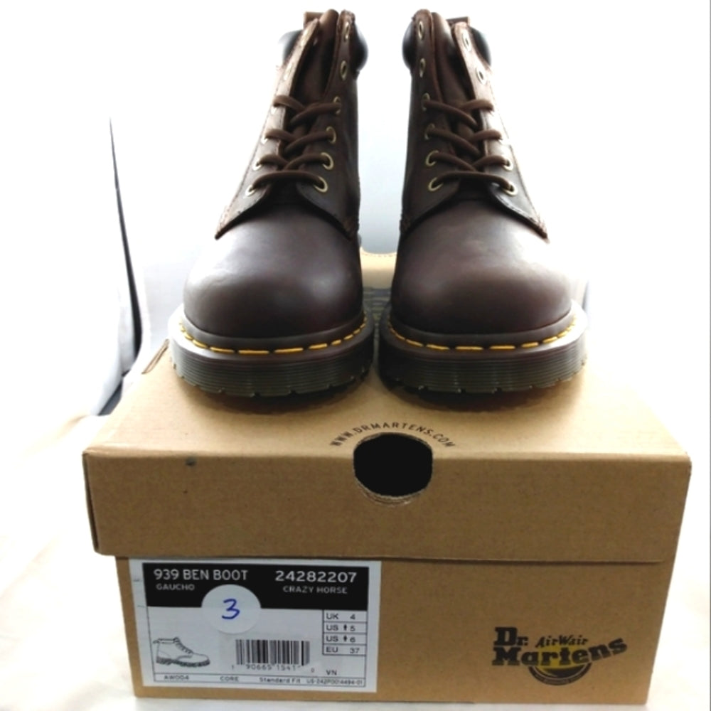 Dr. Martens 939 Ben Boot Unisex Men 6/Women's 5 Brown INV#3