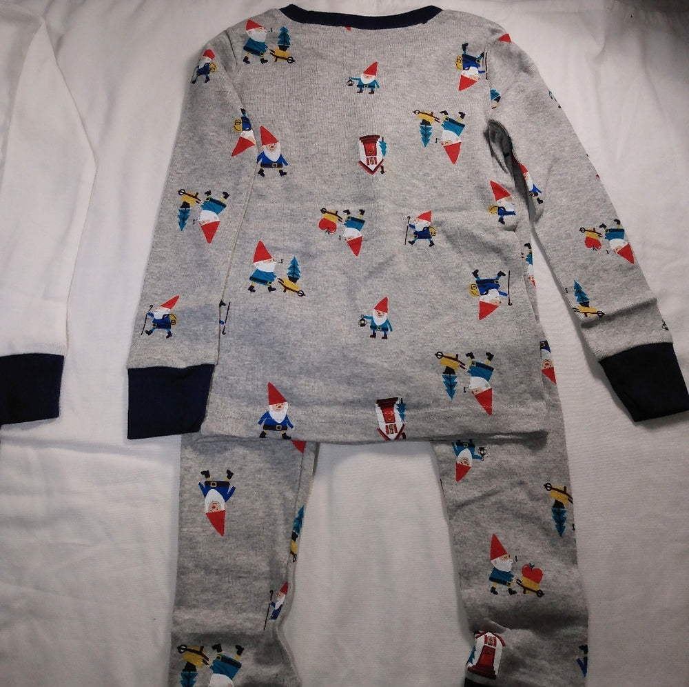 Carter's 4-Piece Gnomes Snug Fit Cotton PJs - Toddler Boy New with tags