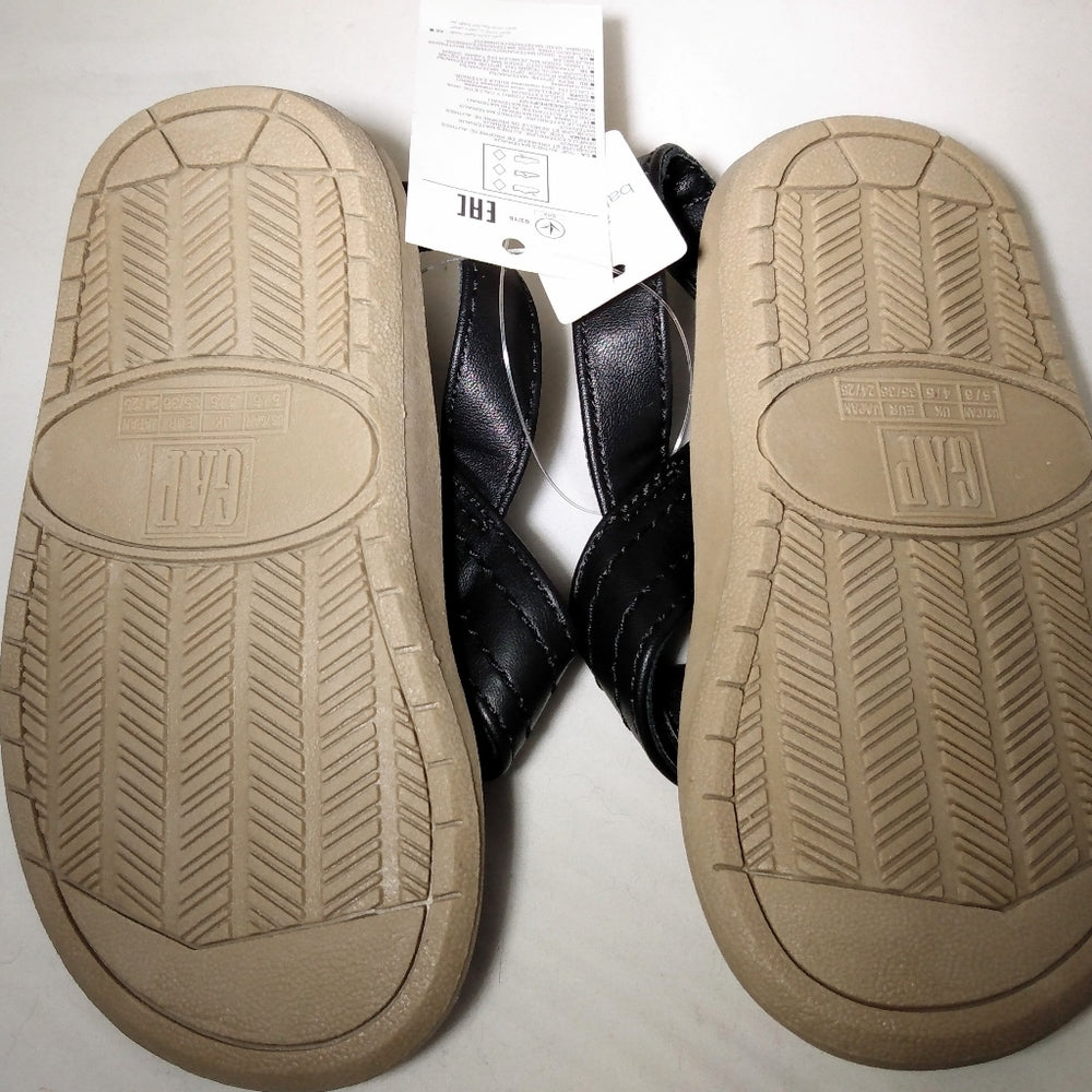 Baby GAP Ankle Strap  Flip Flops True Black New with tags