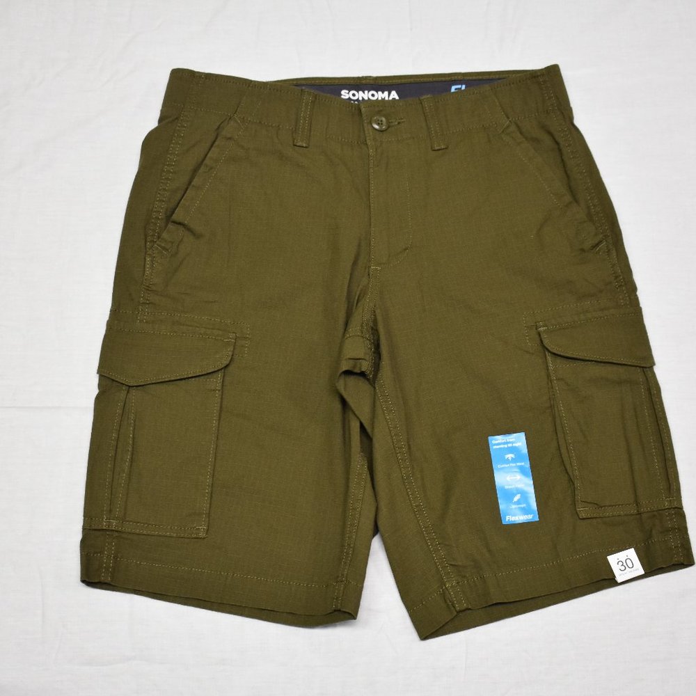 Men's SONOMA Comfort Flexwear Classic Cargo Short-New with Tags