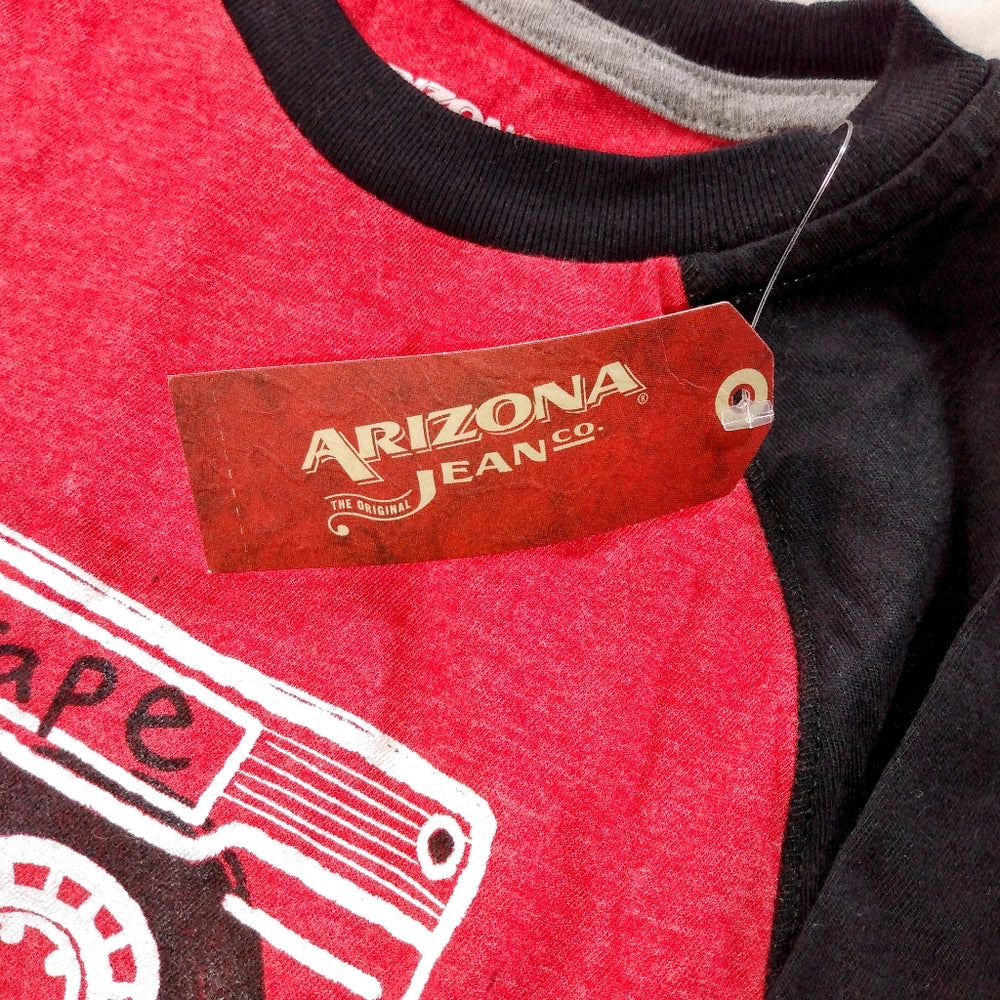 Arizona Red and Black Long Sleeve T-Shirt-Size S8-New with Tags