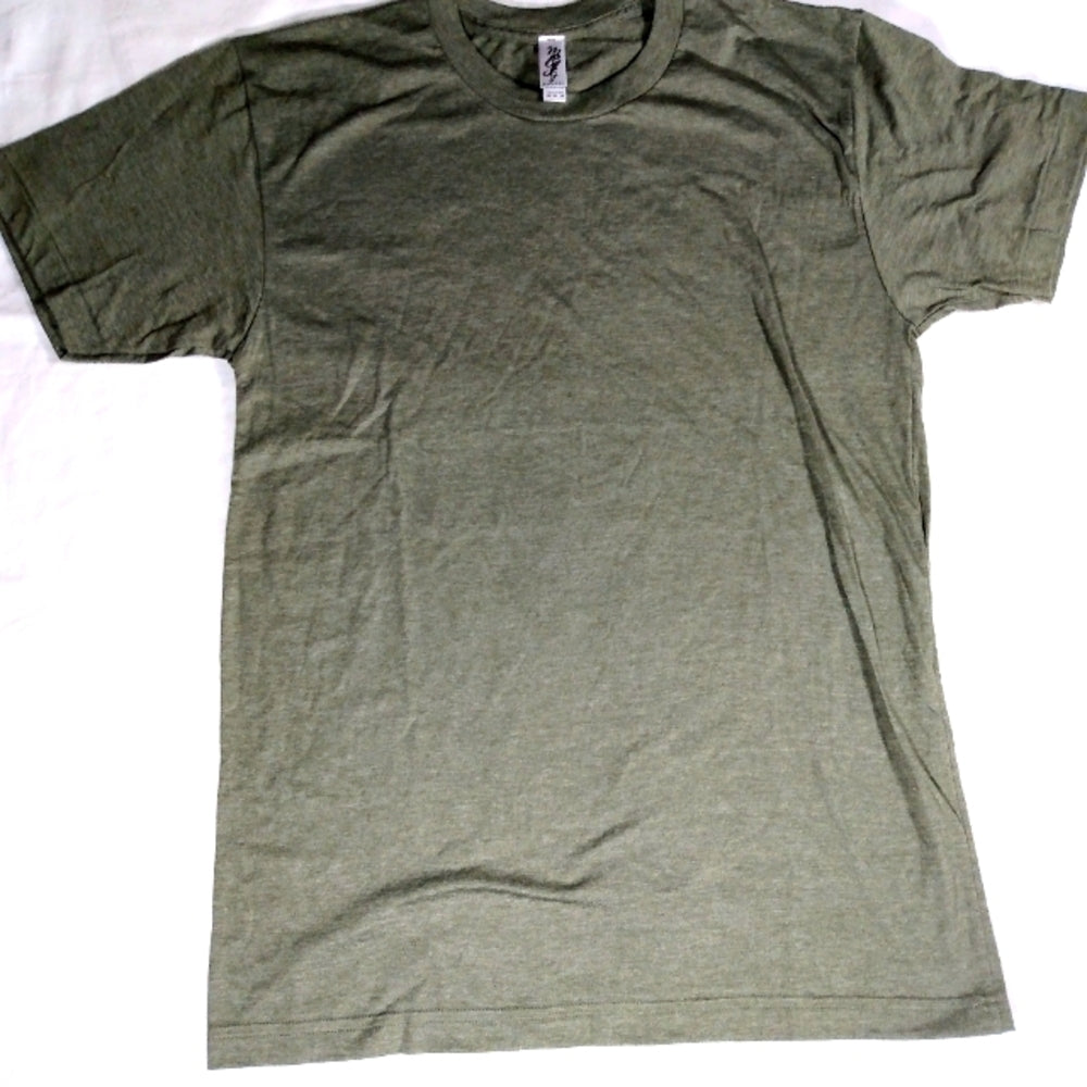 Marky Apparel Olive Crew Neck Tshirt-Medium-New without Tags