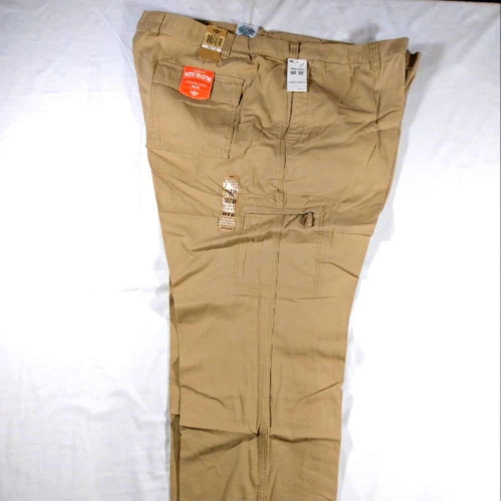 Docker's Pacific Collection Comfort Cargo-Big & Tall - Tan - 52x32 - NWT