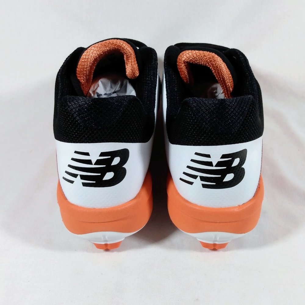 New Balance Orange/White Baseball Cleats Rubber Cleats Size 14-New in Box