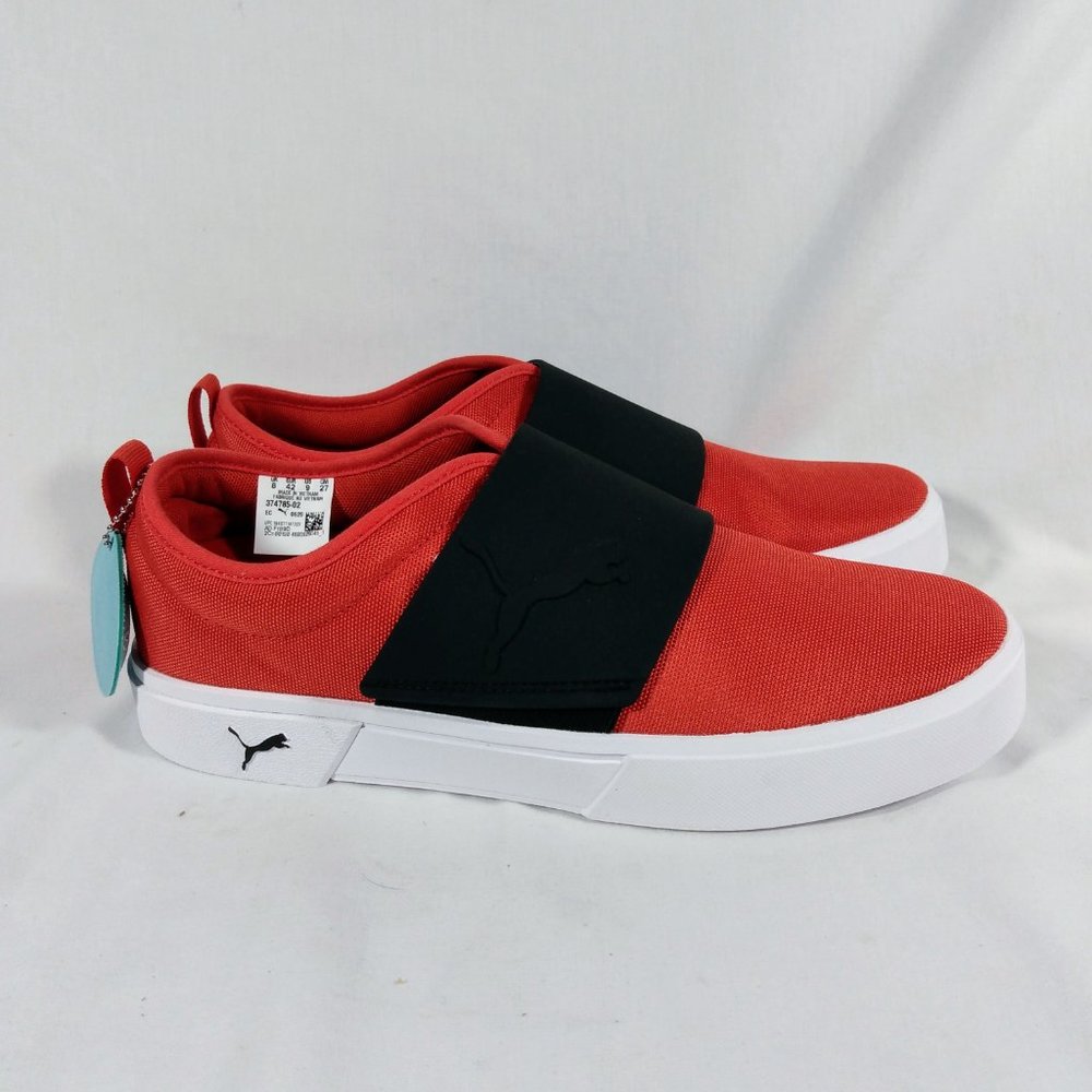 Puma El Rey II Slip On - High Risk Red/Puma Black Men's-New