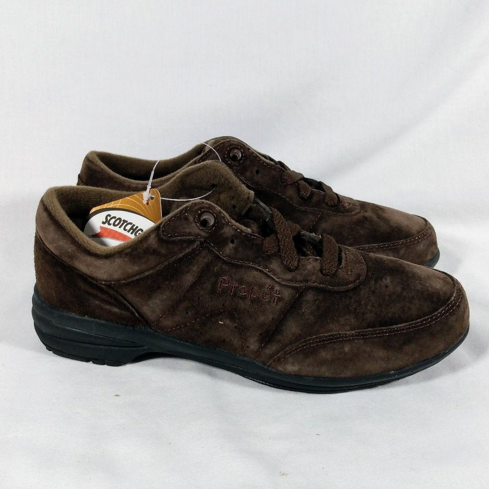 Propet Walker Suede Women's Brownie-New in Box