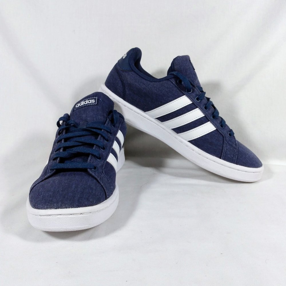 Adidas Men's Denim Blue Grand Court -New not in Box