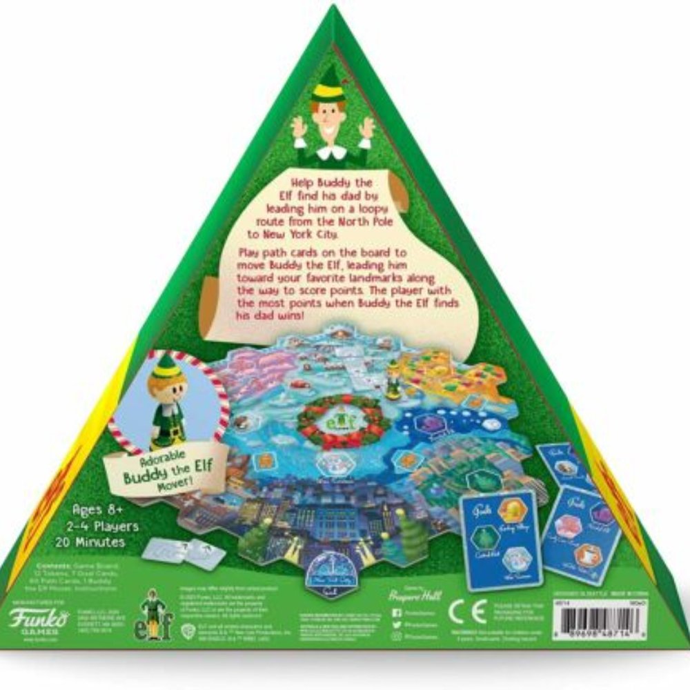 Funko Brand Elf Journey From the North Pole Board Game-New