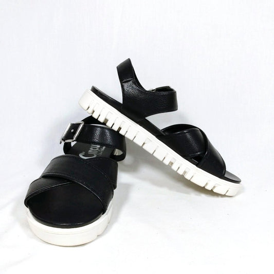 Circus by Sam Edelman Narcissa Flat Sandal-Black-New without Tags