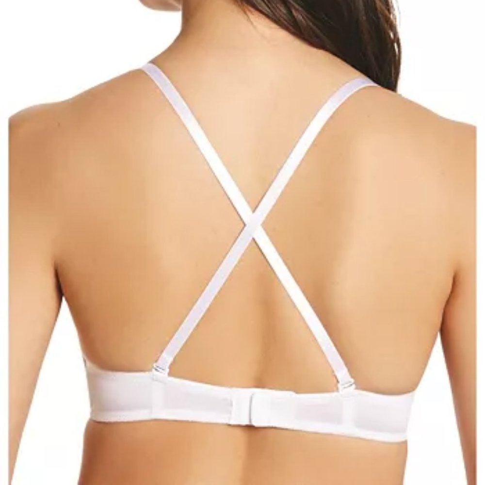 Maidenform Push Up Convertible Shaping Underwire Bra-White-New with Tags