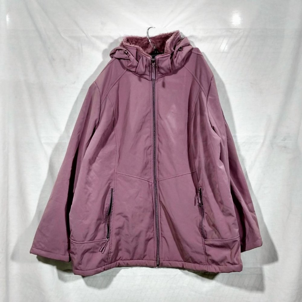 ZeroXposure Lillian Plush-Lined Soft Shell Jacket-Faded Plum-Varius-NWOT