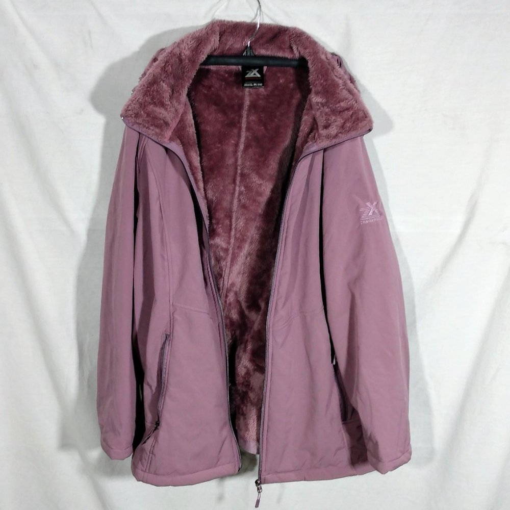 ZeroXposure Lillian Plush-Lined Soft Shell Jacket-Faded Plum-Varius-NWOT