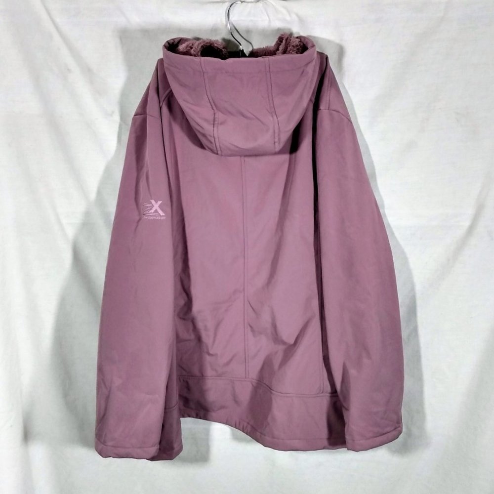 ZeroXposure Lillian Plush-Lined Soft Shell Jacket-Faded Plum-Varius-NWOT