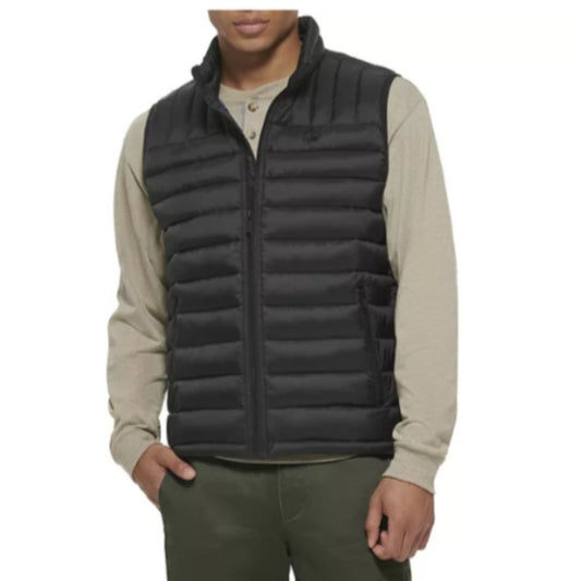 Docker's Quilted Puffer Vest-Black-XL-New without Tags