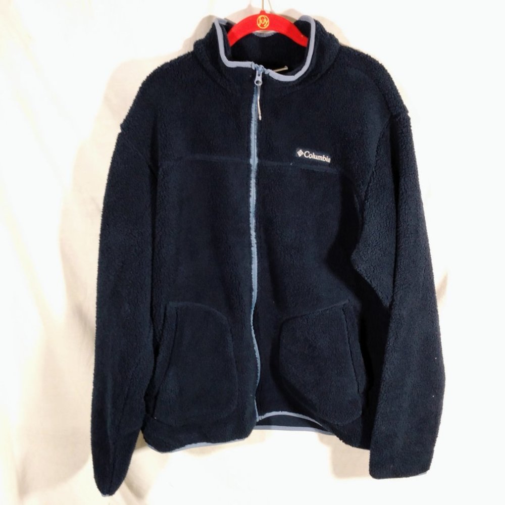 Columbia Steen's Mountain Full Zip Fleece-Collegiate Navy-Large-New without Tags