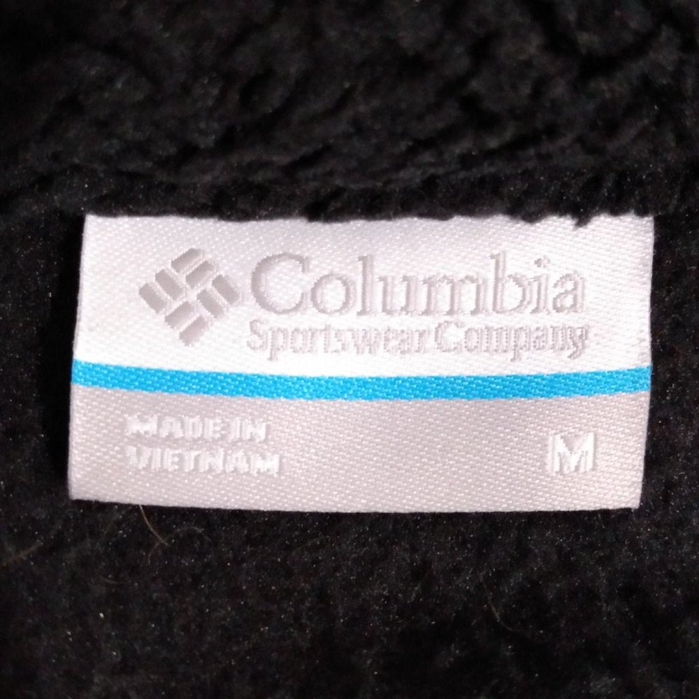 Columbia Rugged Ridge II Sherpa Lined Fleece Jacket-Black-Medium-New without Tag