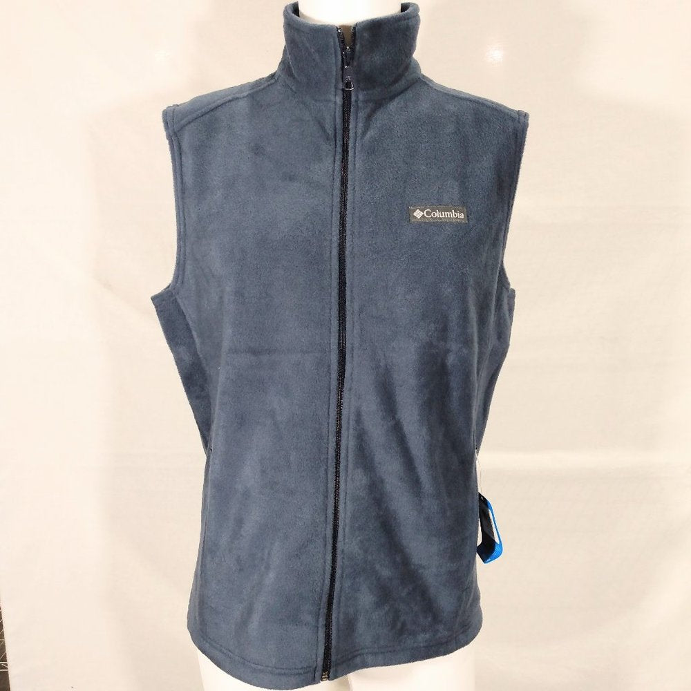 Columbia Mens Steens Mountain Vest-Navy-Small-New with Tags