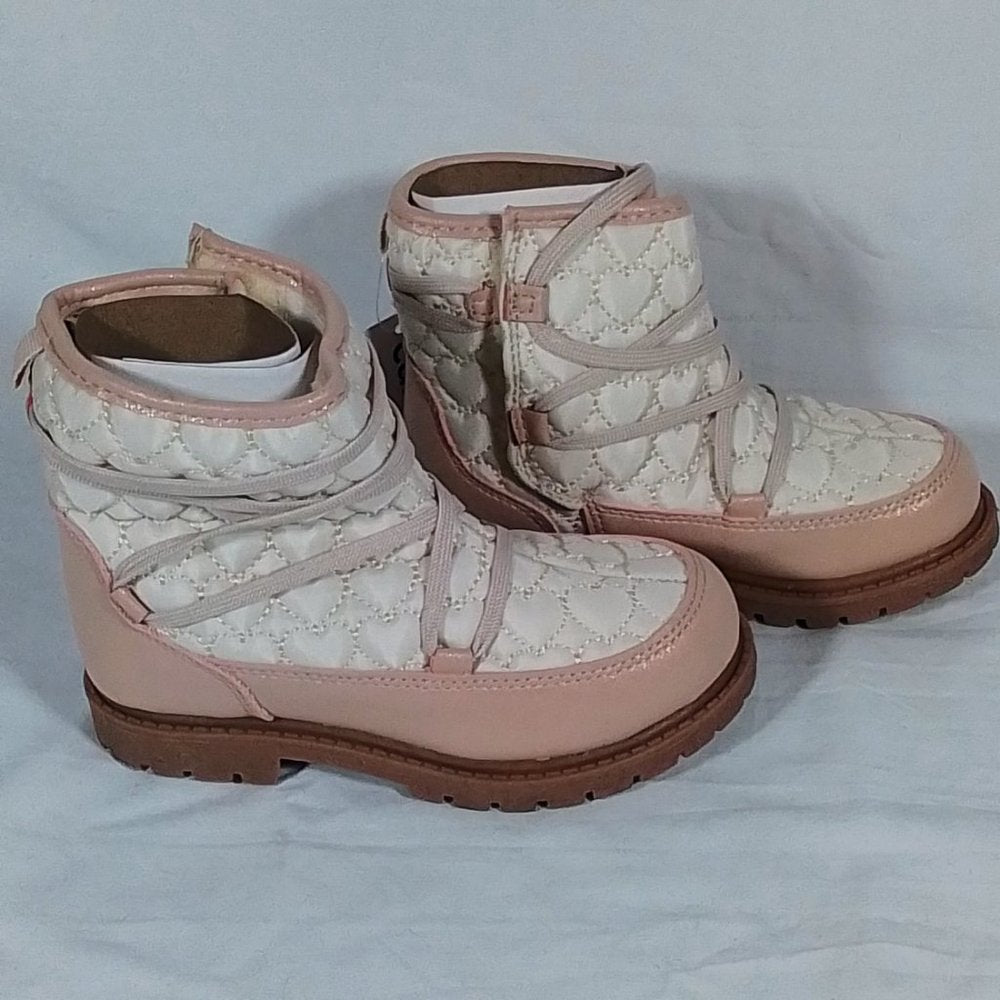 Carter's Girls Tayla Boot-Ivory-Toddler 10-New with Box