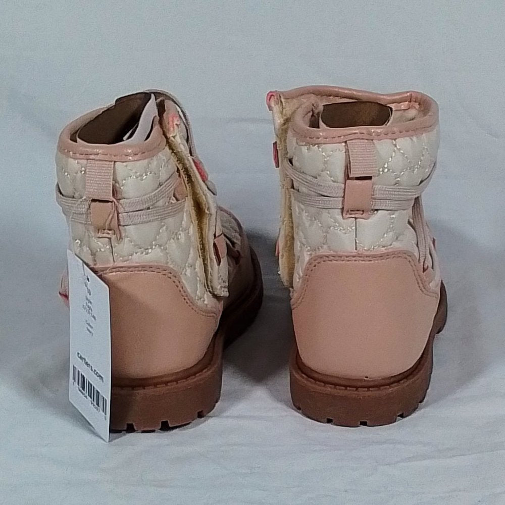 Carter's Girls Tayla Boot-Ivory-Toddler 10-New with Box