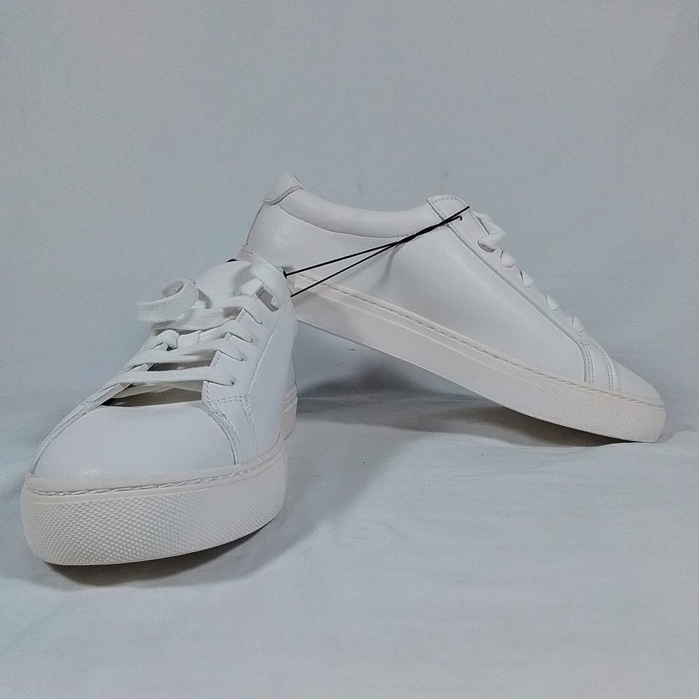 No Boundaries Men's Joshua Casual Fashion Sneakers-White-Size 8.5-Lace Up NWT