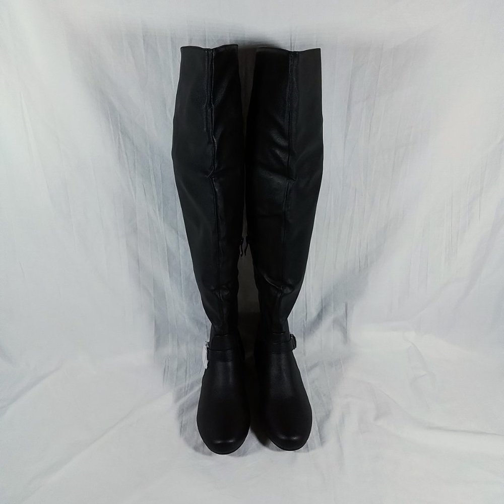 Women's Journee Collection Loft Tall Riding Boot-Black-Size 7-New in Box