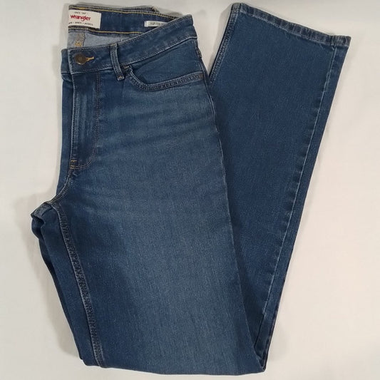 Women's Wrangler High Rise True Straight Leg Jean-Ocean Medium-Various Sizes