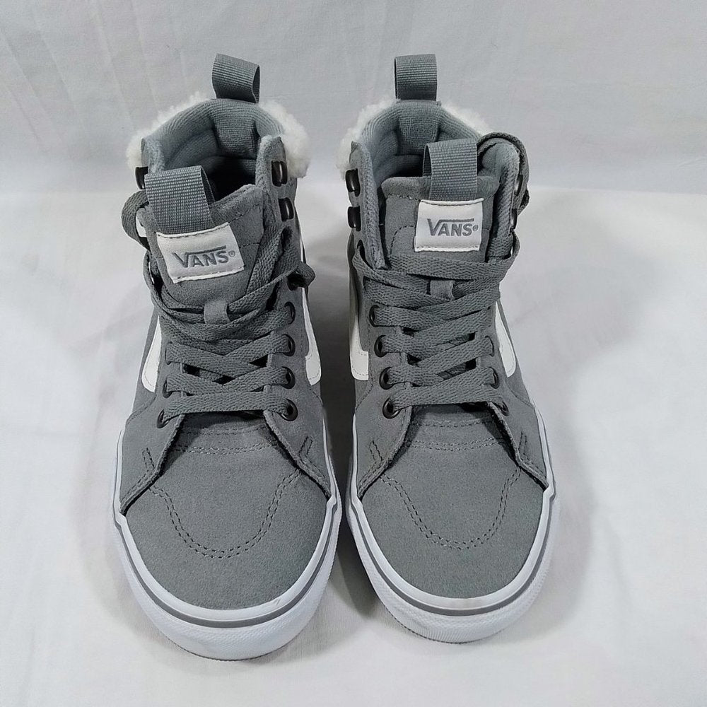 Vans Filmore Hi Van-Off The Wall-Women's High Top Trainer Shoe-Drizzle/Wht-NIB