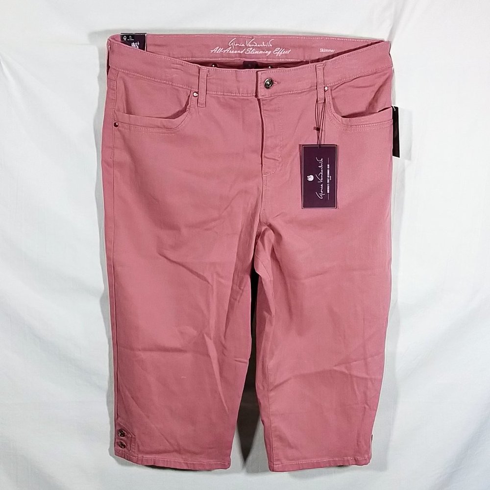 Gloria Vanderbilt Women's Kaia Denim Skimmer Shorts-Camelia-Various Sizes-NWT