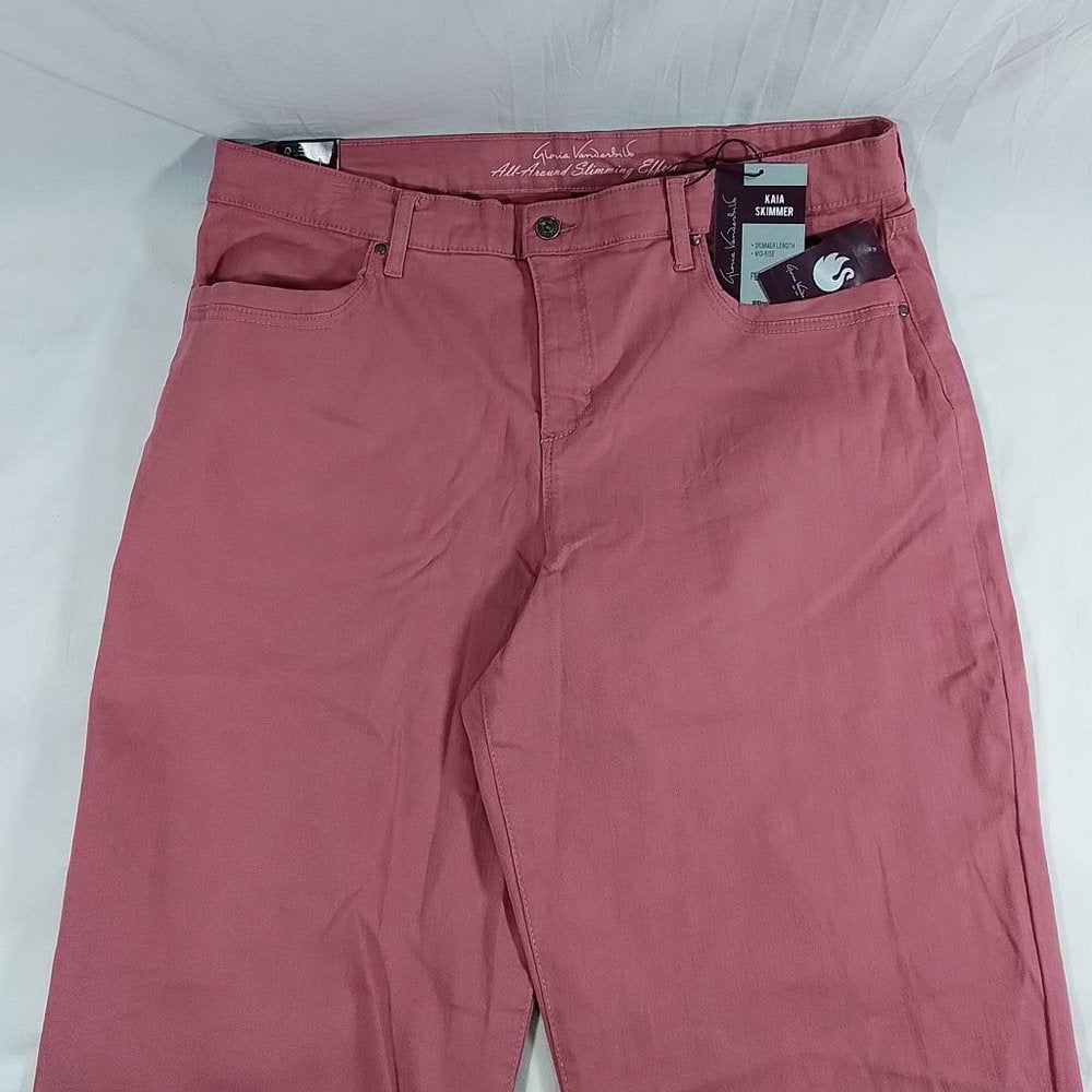 Gloria Vanderbilt Women's Kaia Denim Skimmer Shorts-Camelia-Various Sizes-NWT