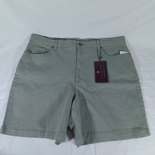 Gloria Vanderbilt Women's Amanda Shorts-Various Sizes-Frosted Glass-New with Tag