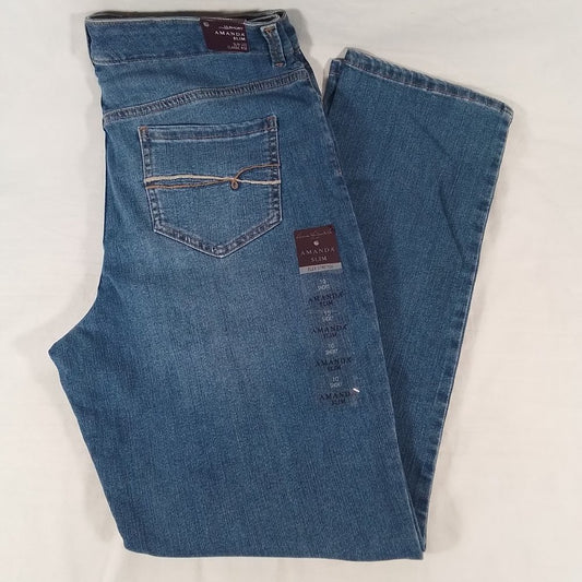 Gloria Vanderbilt Amanda Slim Classic Rise Slim Leg Jeans-Orland-Various Sizes