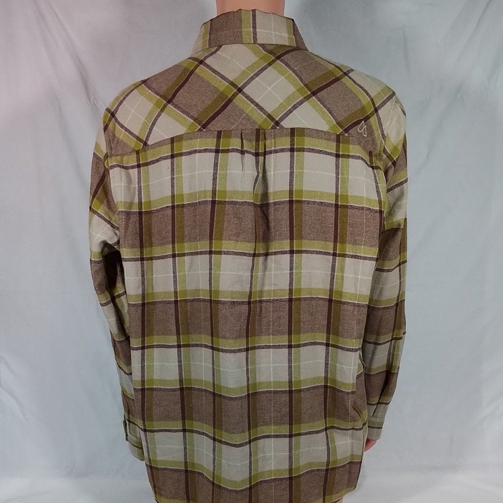 Alpine Design Brushed Flannel Long Sleeve Shirt-Various Sizes-Tree Moss-NWT