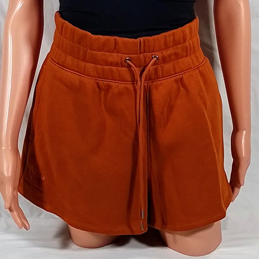 Under Armour Women's Playback Fleece Shorts-Copper Penny-XS-NWT
