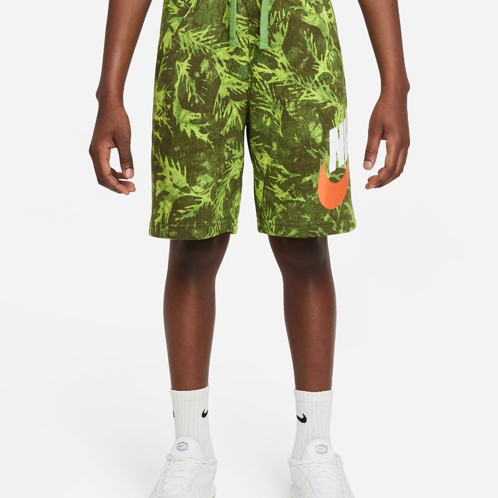 Nike Sportswear Big Kids' Boys' Printed French Terry Shorts-Various Sizes-NWT