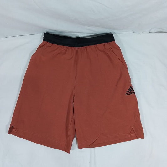 Adidas Men's Axis 22 Woven 3.0 Training Shorts-Reddish Orange-Size Small-NWT